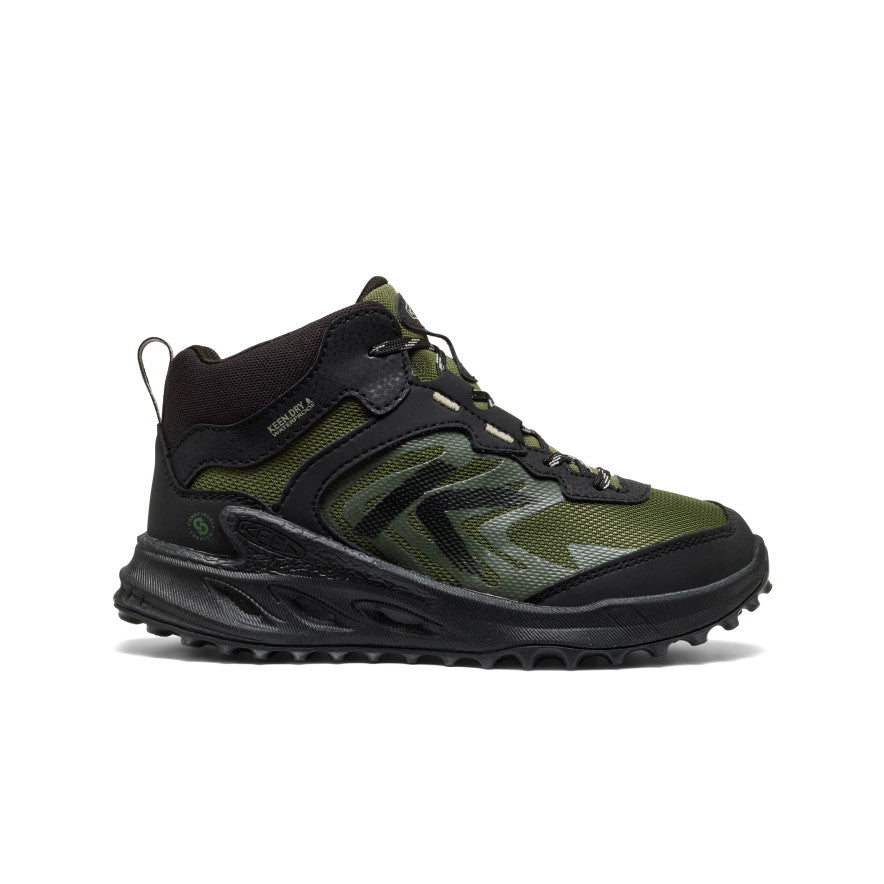 Zionic Mid Older Kids Wandelschoenen Black/Bronze Green