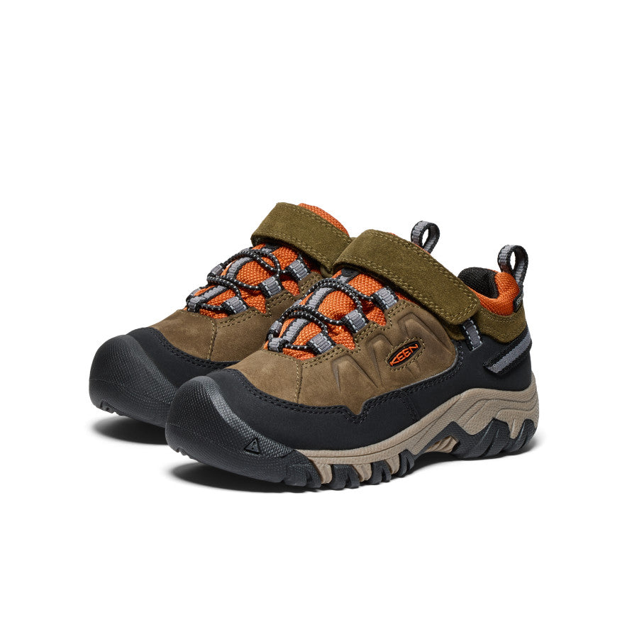 Targhee IV Younger Kids Wandelschoenen Dark Olive/Gold Flame
