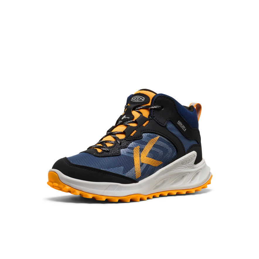 Zionic Mid Older Kids Wandelschoenen Naval Academy/Bright Marigold
