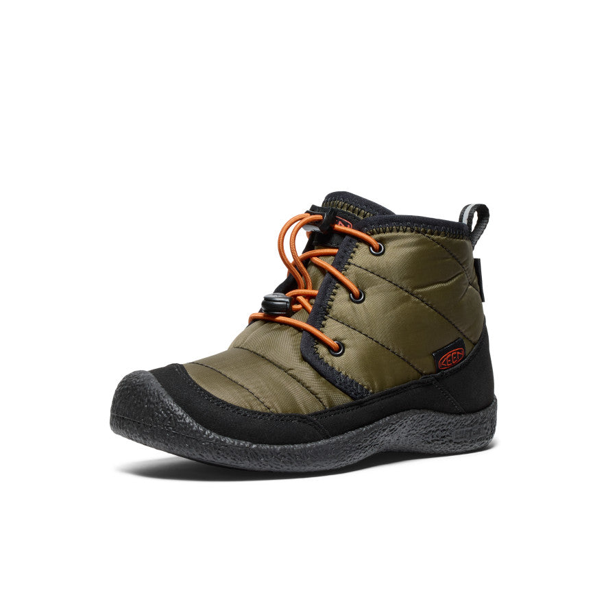 Dark Olive/Gold Flame