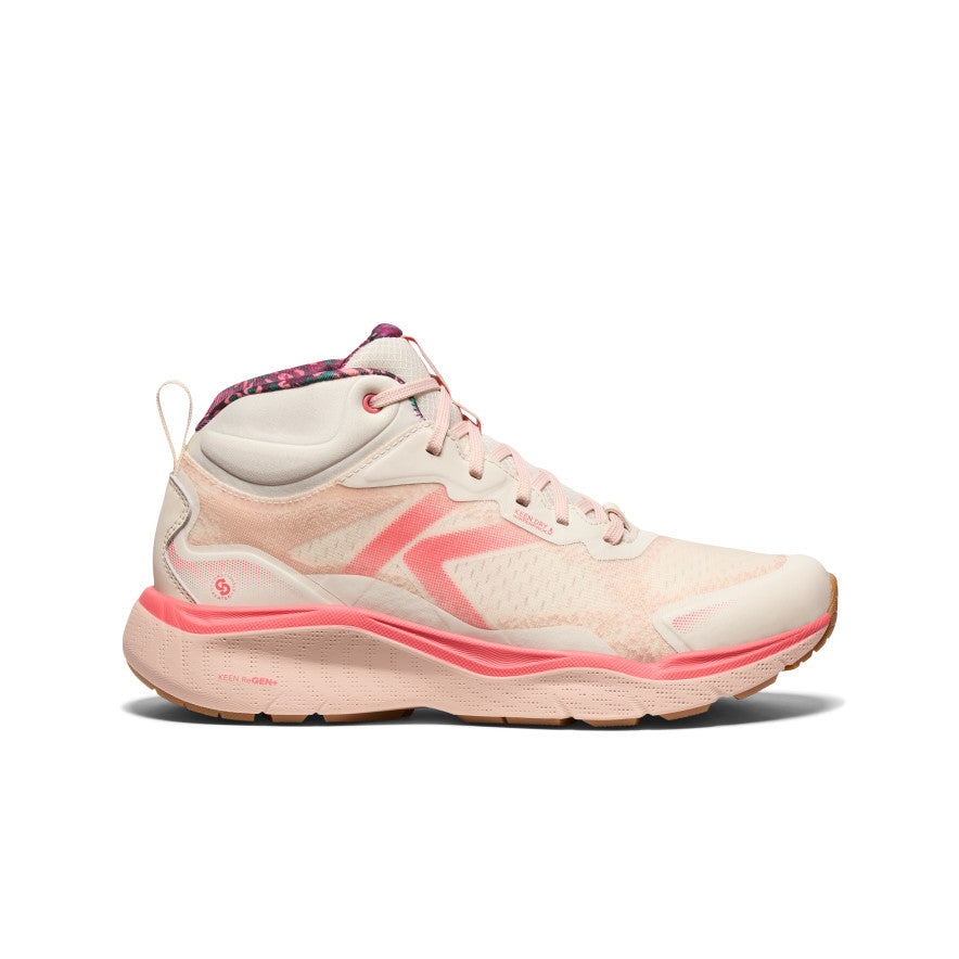 Leiki Mid Dames Wandelschoenen Birch/Cameo Rose