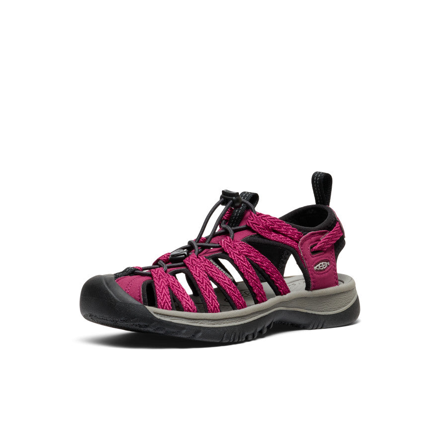 Whisper Dames Wandelsandalen Beaujolais/Black