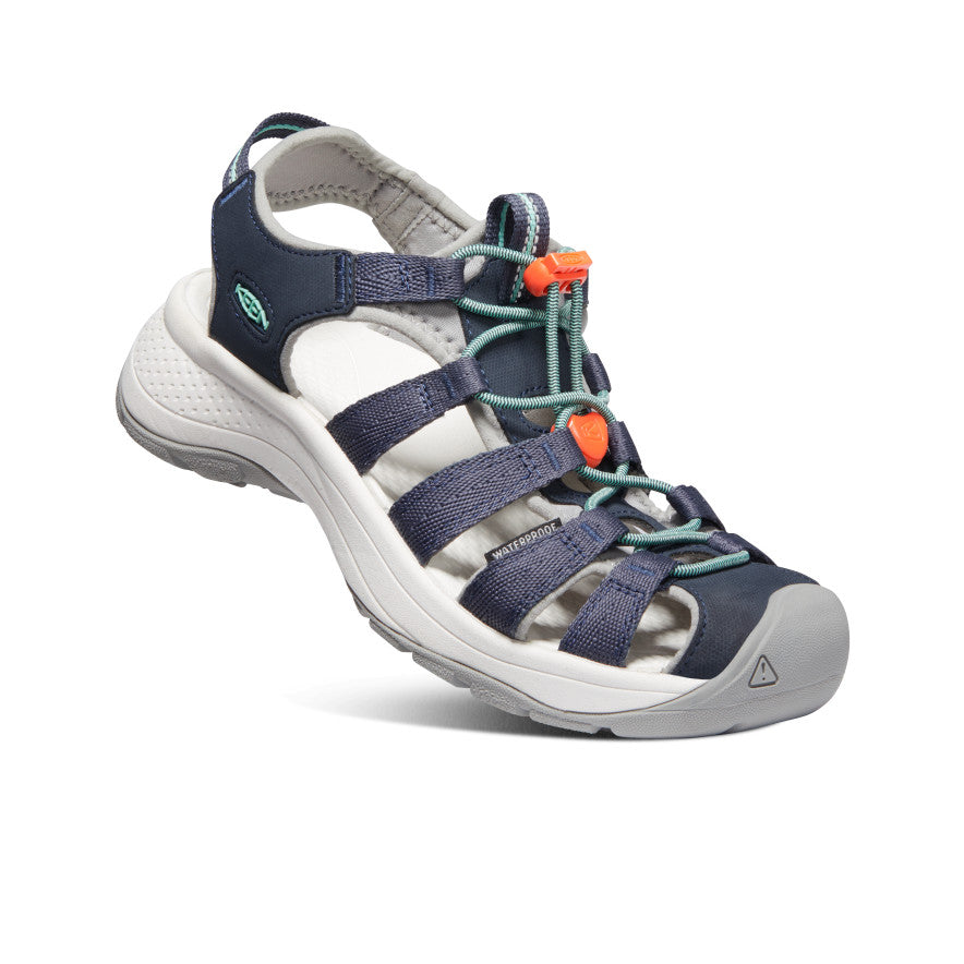 Astoria West Dames Wandelsandalen Navy/Beveled Glass