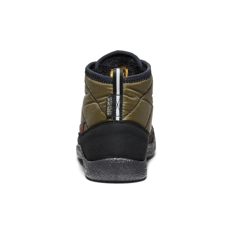 Dark Olive/Gold Flame