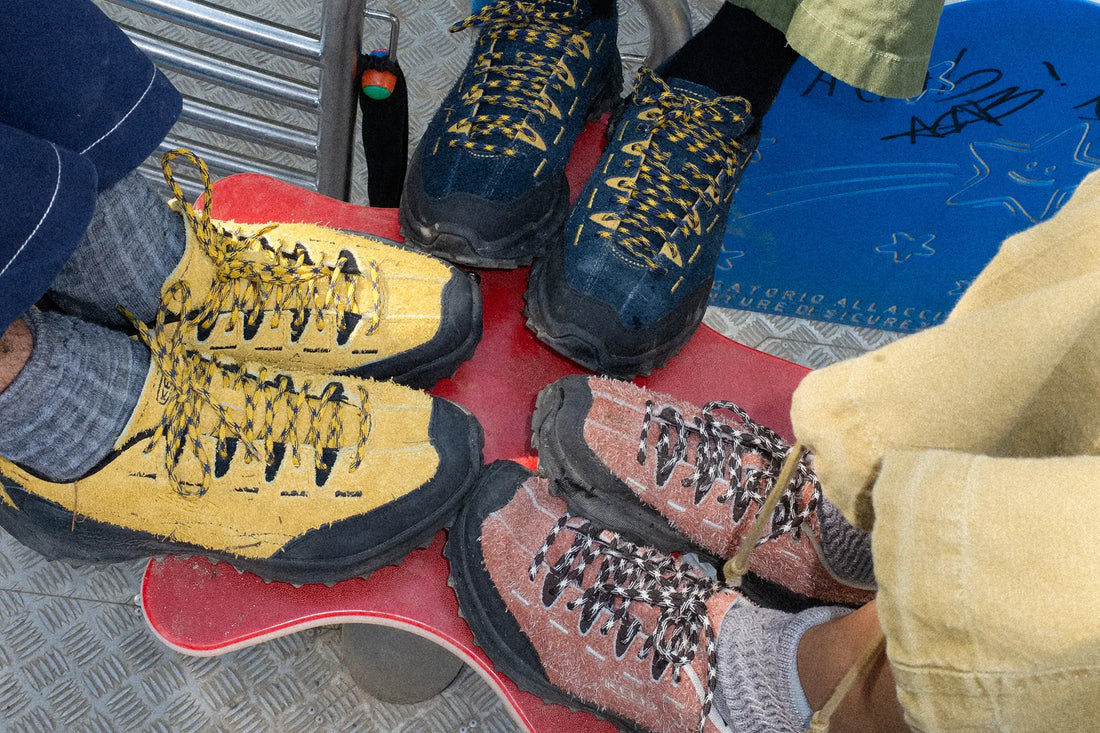 Suède en nubuck wandelschoenen schoonmaken