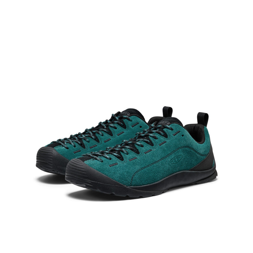 Jasper Heren Sneakers Suede Mediterranea/Black