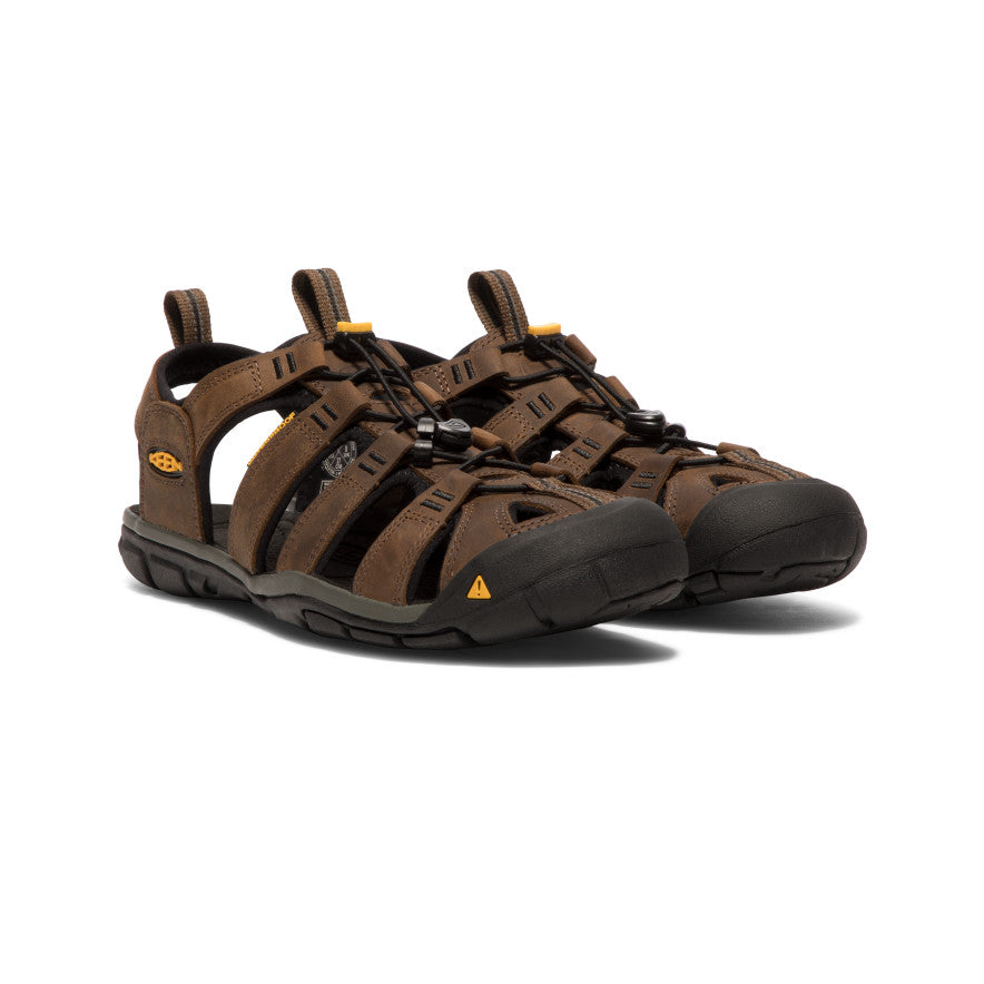Clearwater CNX Heren Wandelsandalen Leer Dark Earth/Black -  2