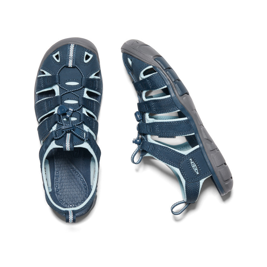 Clearwater Dames Wandelsandalen Navy/Blue Glow
