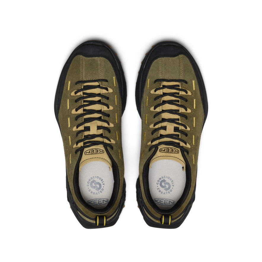 Jasper Zionic Heren Sneakers Suede Dark Olive/Khaki