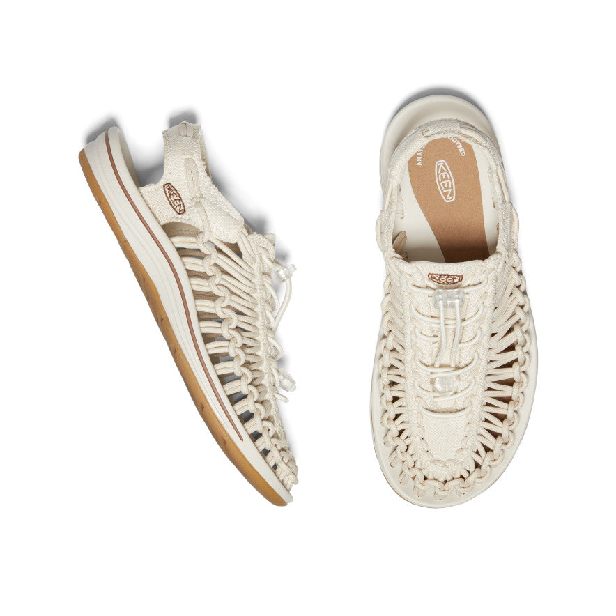 Uneek Dames Sandalen Natural Canvas/Birch -  4