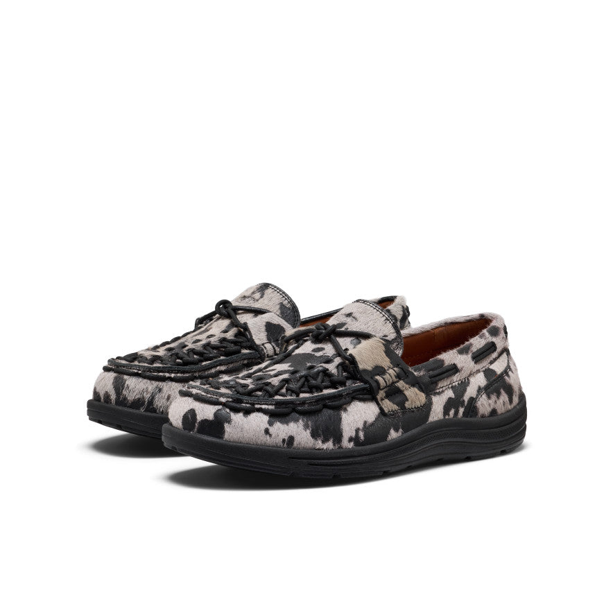 Uneek Loafer Dames Nocturnal Cow Black -  2