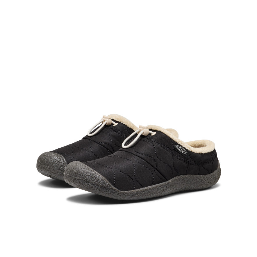 Howser III Slide Dames Slip-On Black Quilted -  2