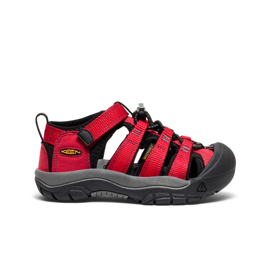 Newport H2 Younger Kids Sandalen Ribbon Red/Gargoyle -  1