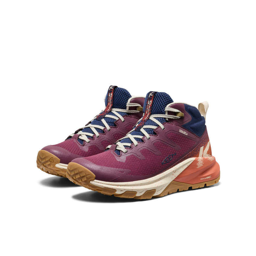 Targhee Apex Mid Dames Wandelschoenen Fig/Burnt Brick -  3
