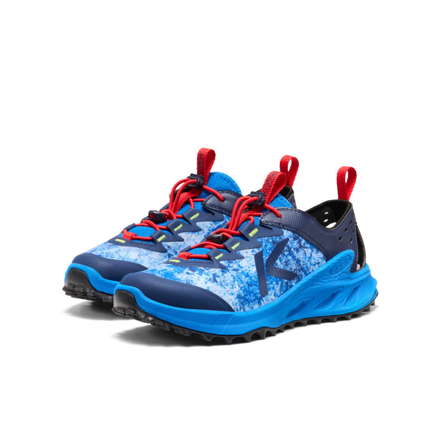 Zionic ADV Older Kids Wandelschoenen Precious Blue/Racing Red -  2