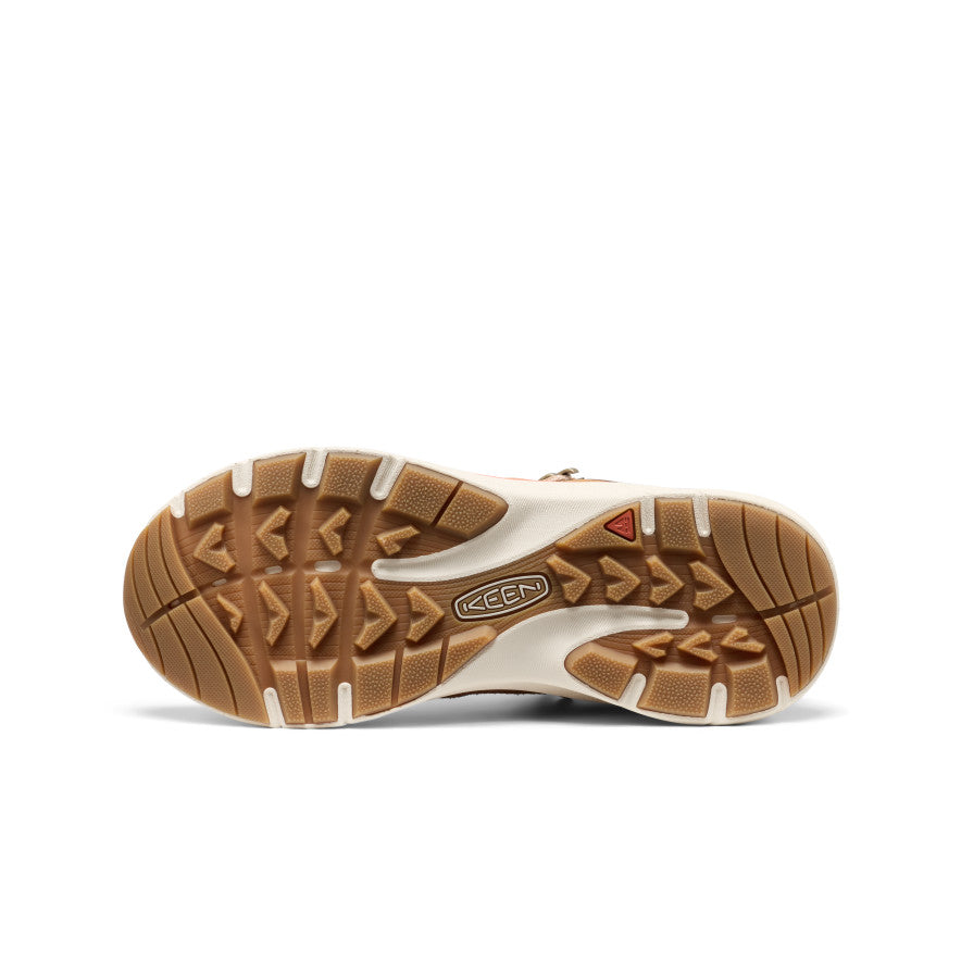 Leiki Mid Leather Dames Wandelschoenen Chipmunk/Birch