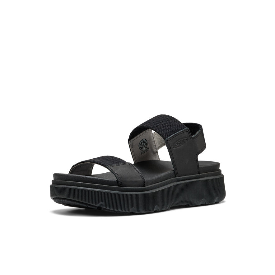 Elle Mila Backstrap Dames Sandalen Black/Black -  3