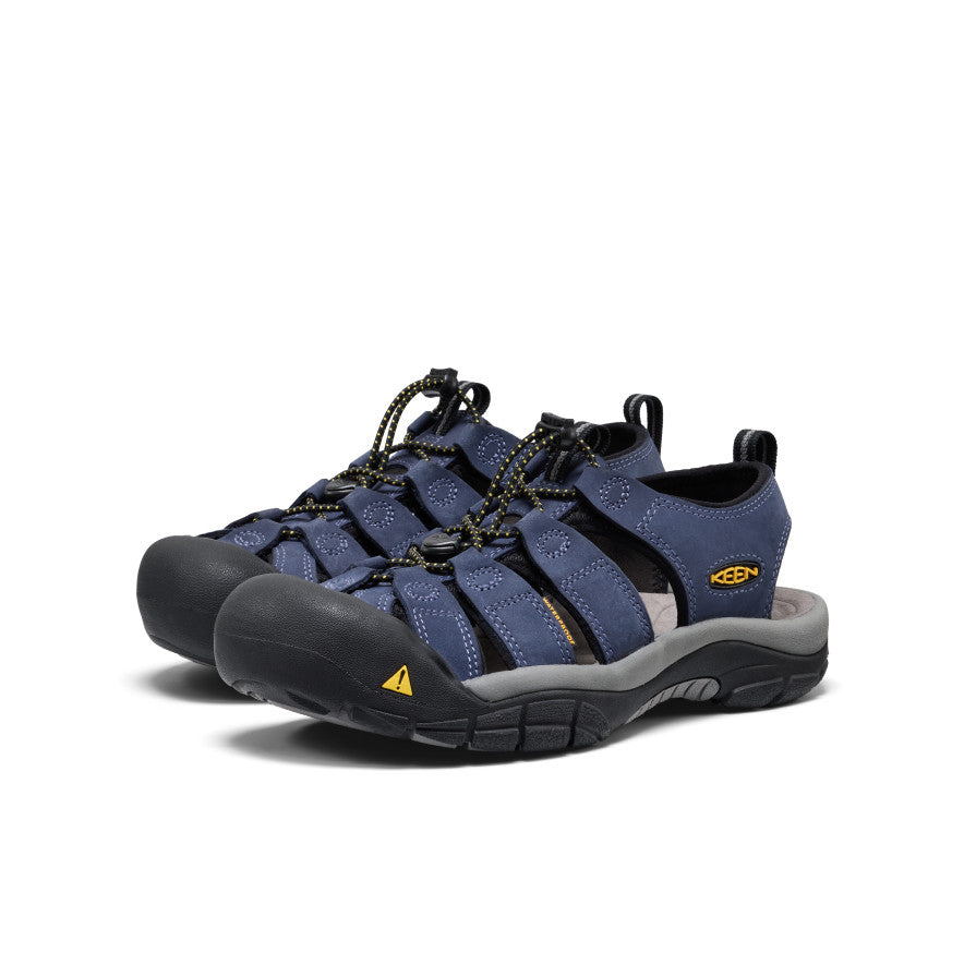 Newport Heren Wandelsandalen Leer Naval Academy