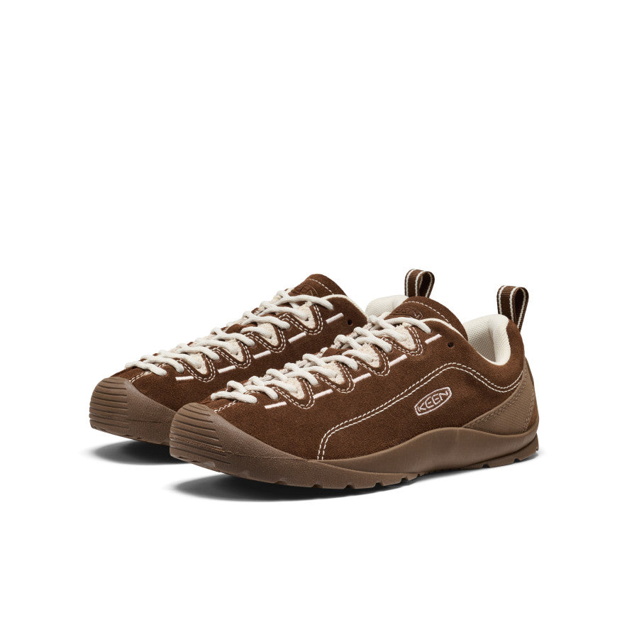 Jasper Dames Sneakers Suede Dark Earth/Birch