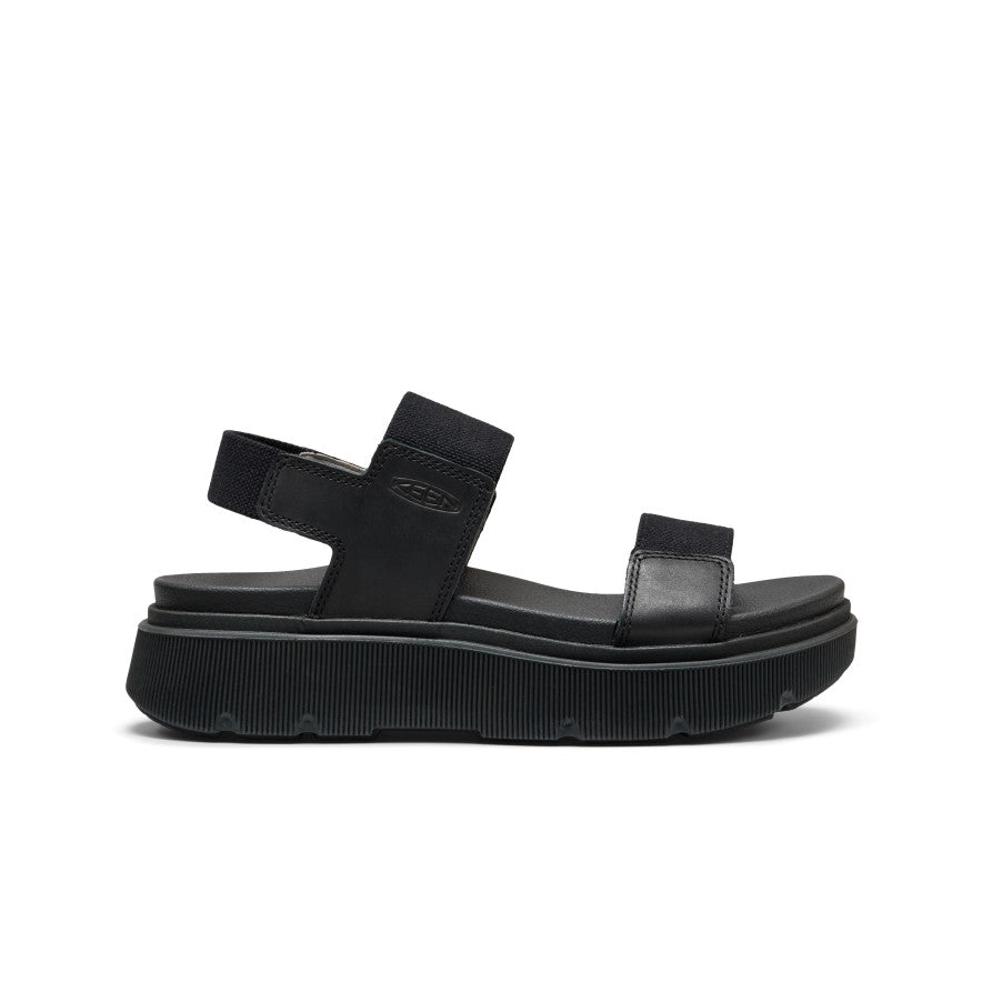 Elle Mila Backstrap Dames Sandalen Black/Black -  1