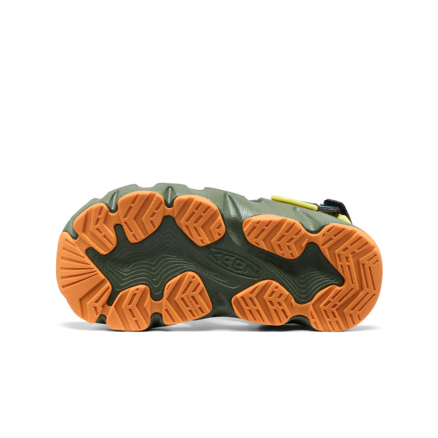 HyperFLT Clog Younger Kids Sandalen Bronze Green/Orange Peel -  6